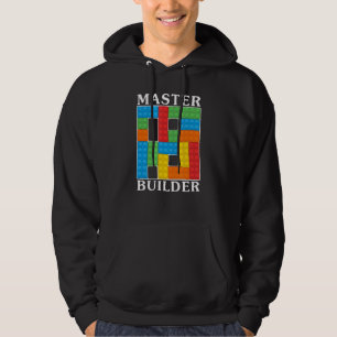 Master Builder Kids Gebäude blockiert Bricks Toys Hoodie
