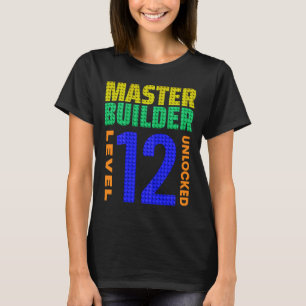 Master Builder Level 12 Unlock 12. Geburtstagsblo T-Shirt