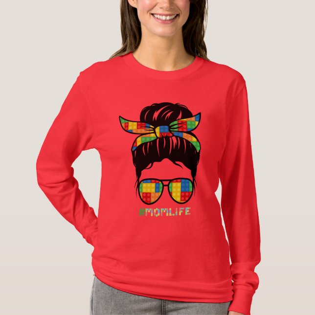 Master Builder-Shirt | Gebäude Blockkopf T-Shirt (Vorderseite)