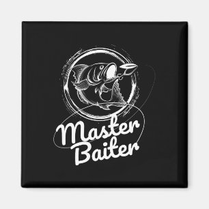 Master Byiter Fishing-Shirt Magnet