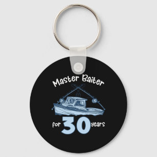 Master Byiter für 30 Jahre Fischen 30. Geburtstag  Schlüsselanhänger