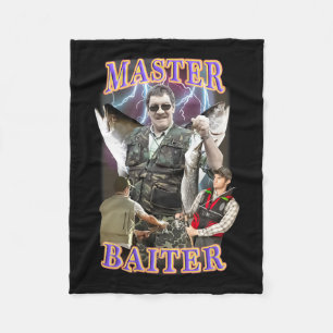 Master Byiter Vintag B Fishing Funny Angler Fleecedecke