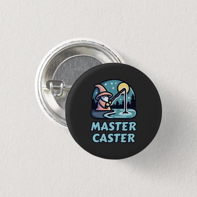 Master Caster Fantasy Fishing Button (Vorne & Hinten)