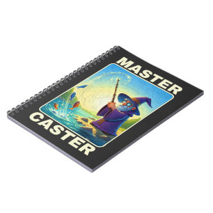 Master Caster - Zauberer für die Fischerei Notizblock