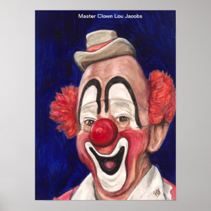 Master Clown Lou Jacobs Poster