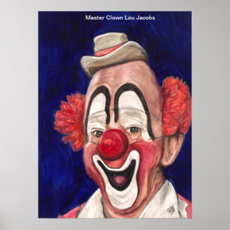 Master Clown Lou Jacobs Poster