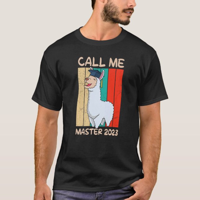 Master degree 2023 T-Shirt (Vorderseite)