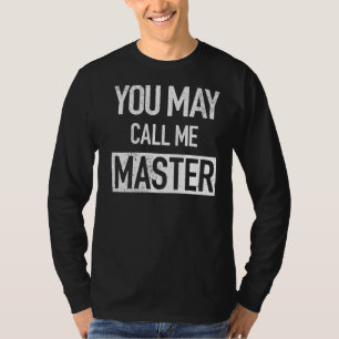 Master Degree Abschluss nennen MBA Master T-Shirt