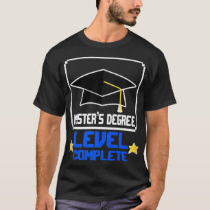 Master Degree Abschluss Video Game Gamer MSW Soci T-Shirt