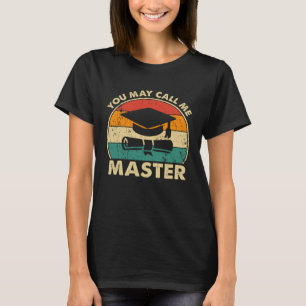 Master Degree Designs für Männer MBA Bildung T-Shirt