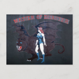 MASTER DES DESASTERS - B-1B LANCER NOSE ART POSTKARTE
