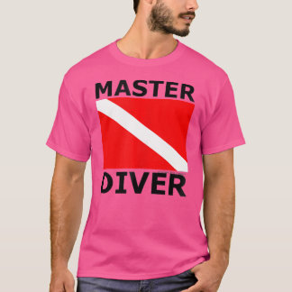 Master Diver Scuba Diving Flag T-Shirt