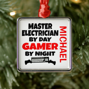 Master Electrical Liebe spielen Videospiele Ornament Aus Metall