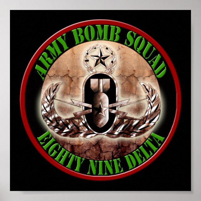 Master EOD Bomb Squad #001 Poster (Vorne)