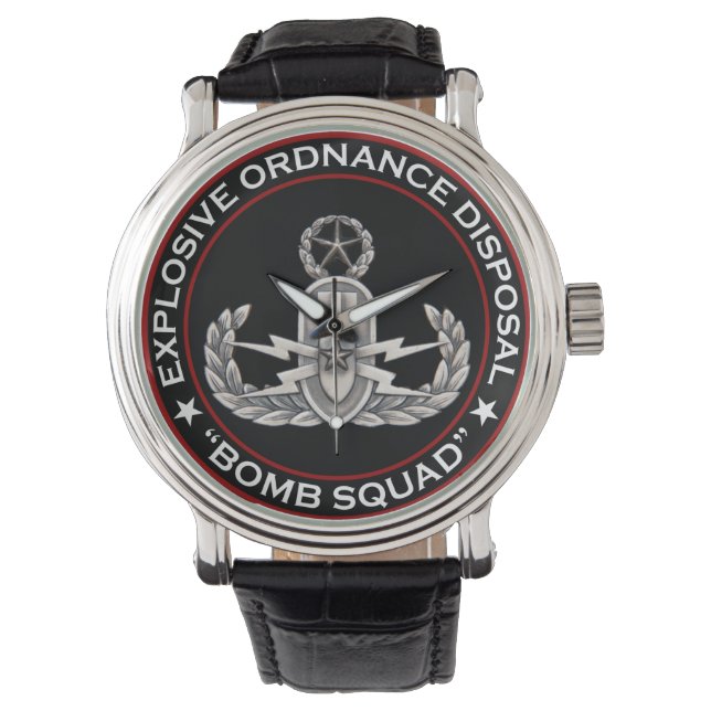 Master EOD Bomb Squad Armbanduhr (Vorderseite)