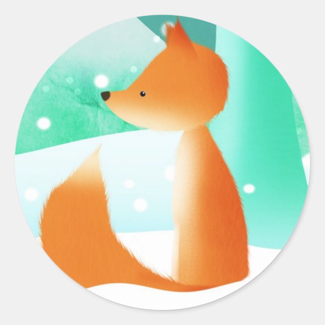 Master Fox - Aufkleber (Vorderseite)