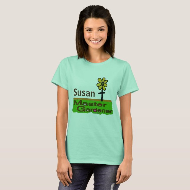 Master Gardener 3, Text hinzufügen T-Shirt (Vorne ganz)