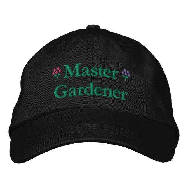 Master Gardener Bestickte Baseballkappe (Vorderseite)