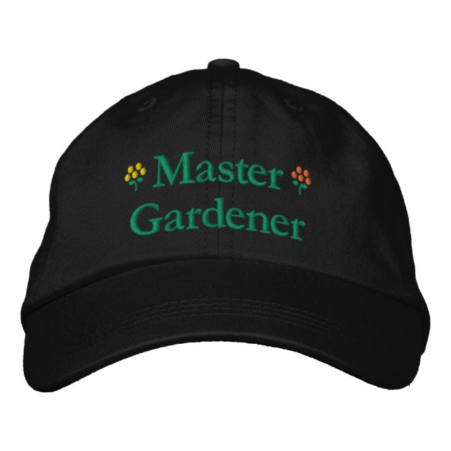 Master Gardener Bestickte Baseballkappe (Vorderseite)