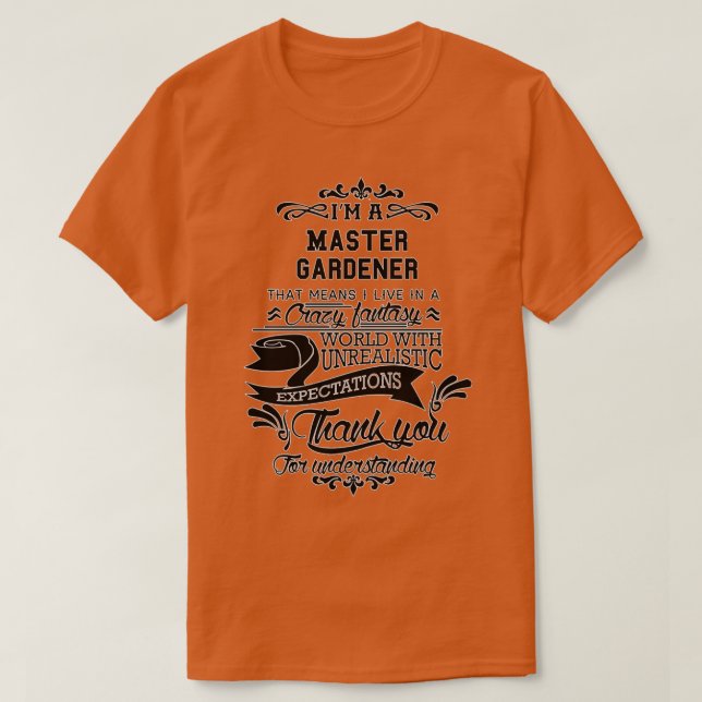 Master Gardener Geburtstag WeihnachtsgeschenkGegen T-Shirt (Design vorne)