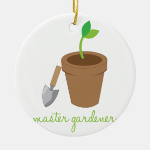 Master Gardener Keramik Ornament