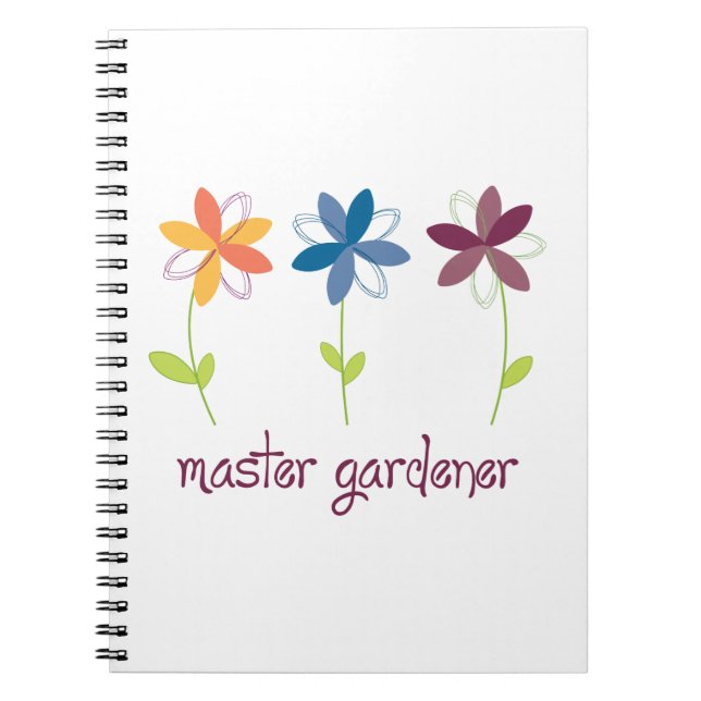 Master Gardener Notizblock (Vorderseite)