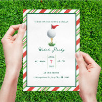 Master Golf Watch - Party Einladung