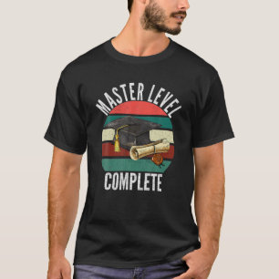 Master-Grad-Abschluss Master-Abschluss D T-Shirt