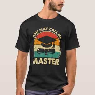 Master-Grad-Designs für Männer Frauen MBA-Bildung T-Shirt