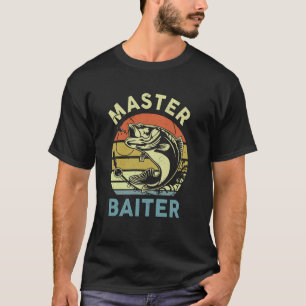 Master-Köder Angler-Shirt Bass Papa Vater Lustig T-Shirt