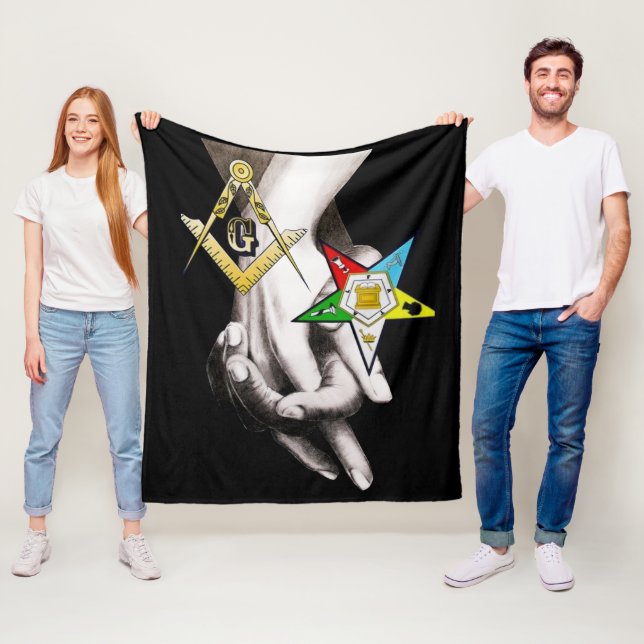 Master Mason/Eastern Star Fleecedecke (Beispiel)
