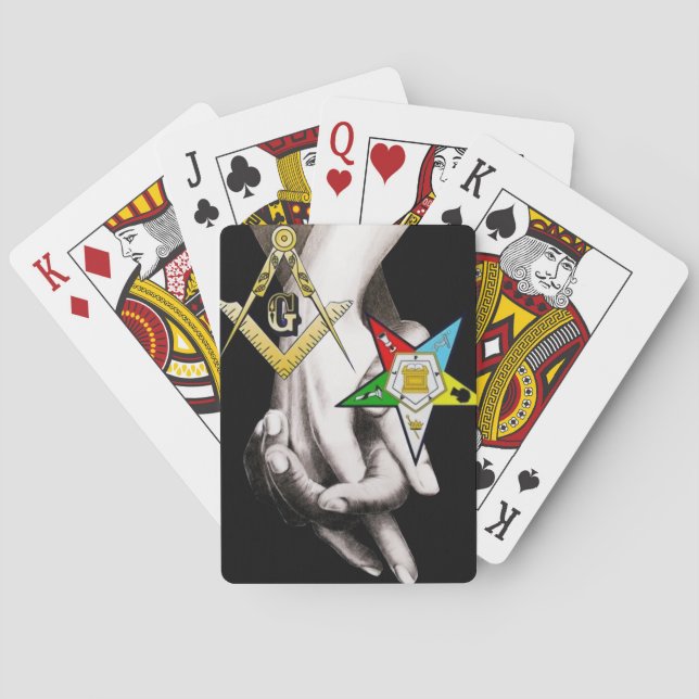 Master Mason/Eastern Star Spielkarten (Rückseite)