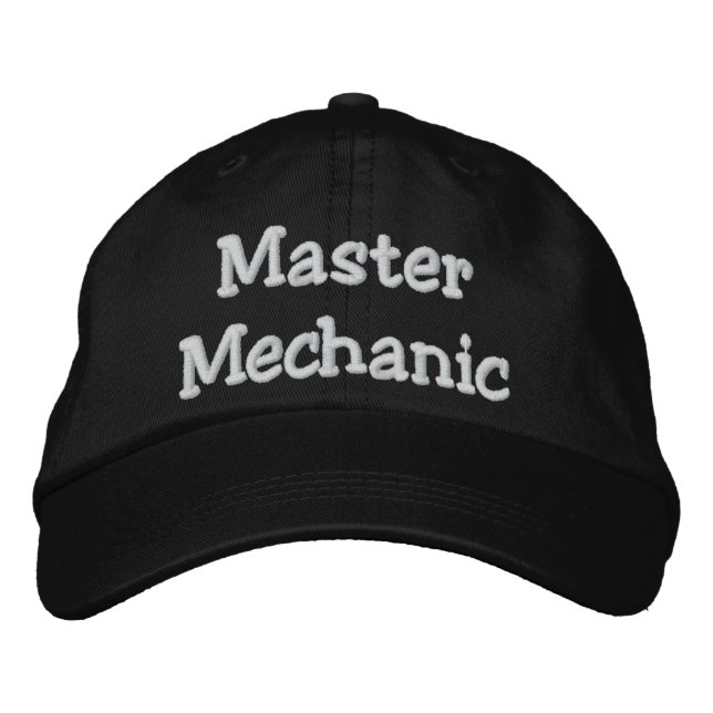 Master Mechanic Bestickte Kappe (Vorderseite)