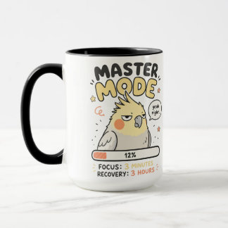 Master Mode Nymphensittich Meme PNG | Lustiger Bur Tasse
