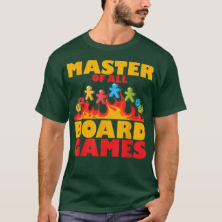 master of all board games game night Outfit  T-Shirt