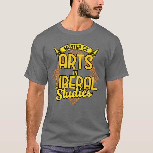 Master of Arts in Liberal Studies retro T-Shirt (Vorderseite)