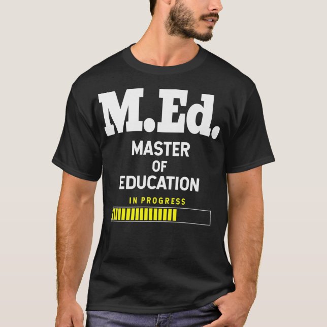 Master of Bildung Student Abitur MEd Premium T-Shirt (Vorderseite)