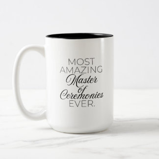 Master of Ceremonies Two-Tone Coffee Tasse