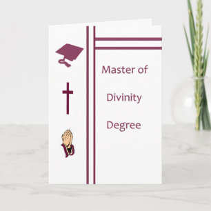 Master of Divinity, Grußkarte Karte