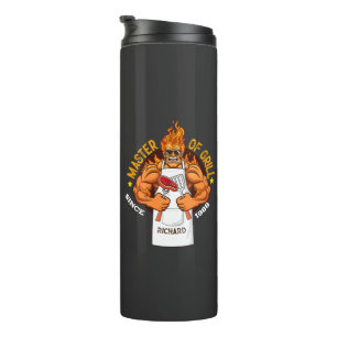 Master of Grill Vathers Day Gift GRILLEN Koch Vate Thermosbecher