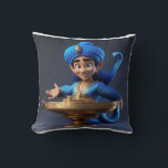 Master of Magic– 3D Cartoon Genie Design Kissen<br><div class="desc">Bring the magic to life with "Master of Magic", a 3D cartoon-style design featuring a cheerful, blue genie holding a swirl of glowing enchantment in his hands. Inspired by the charm and energy of classic animated genies, this top-half character design is bursting with charisma, power, and humor. Perfect for fans...</div>