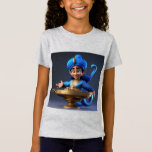 Master of Magic– 3D Cartoon Genie Design T-Shirt<br><div class="desc">Bring the magic to life with "Master of Magic", a 3D cartoon-style design featuring a cheerful, blue genie holding a swirl of glowing enchantment in his hands. Inspired by the charm and energy of classic animated genies, this top-half character design is bursting with charisma, power, and humor. Perfect for fans...</div>