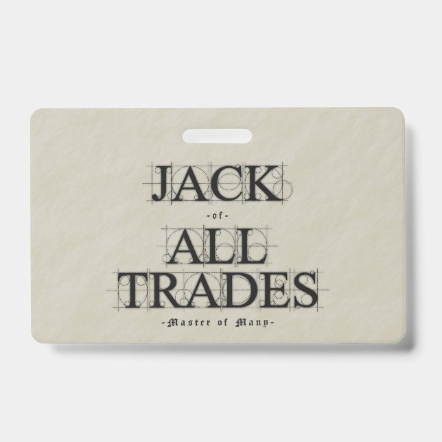 Master of Many Trades - Ausweis (Vorderseite)