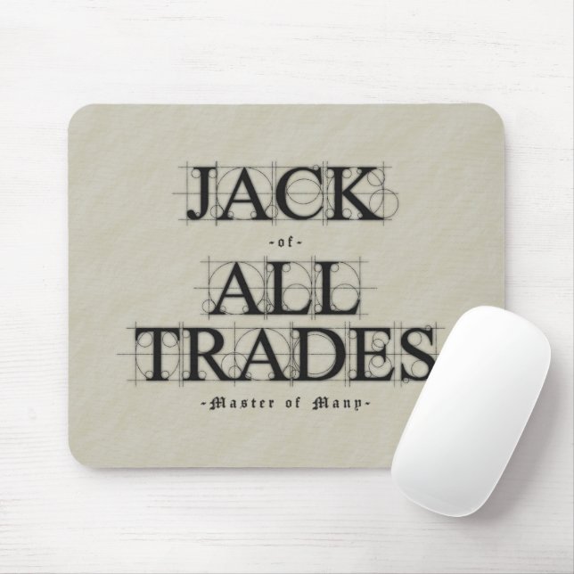Master of Many Trades - Mousepad (Mit Mouse)