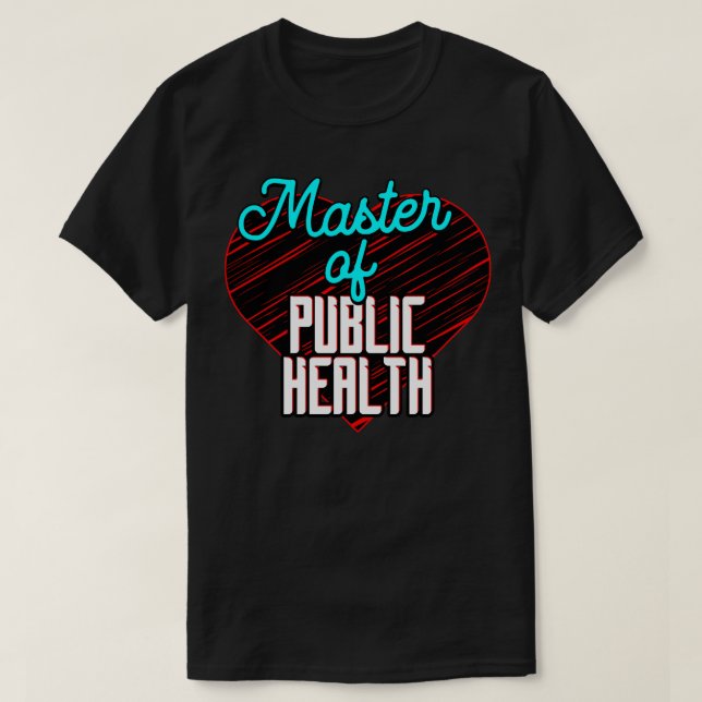 Master of Public Health T-Shirt (Design vorne)