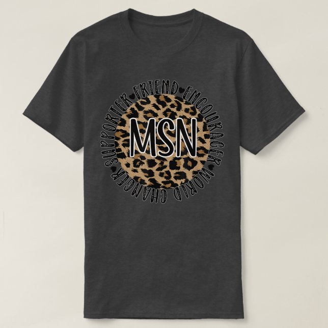 Master Of Science In Nursing Appreciation1371 T-Shirt (Design vorne)