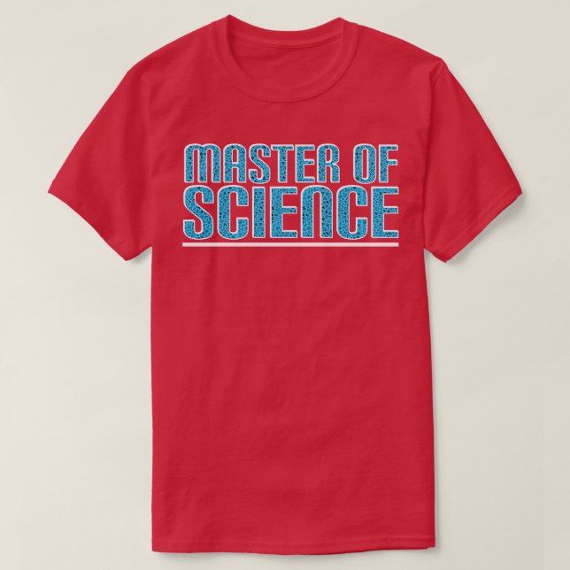 Master of Science T-Shirt (Design vorne)