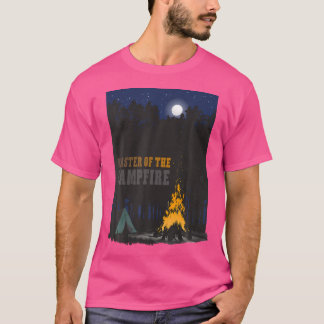Master of the Campfire Camping Vintag Camper Gesch T-Shirt