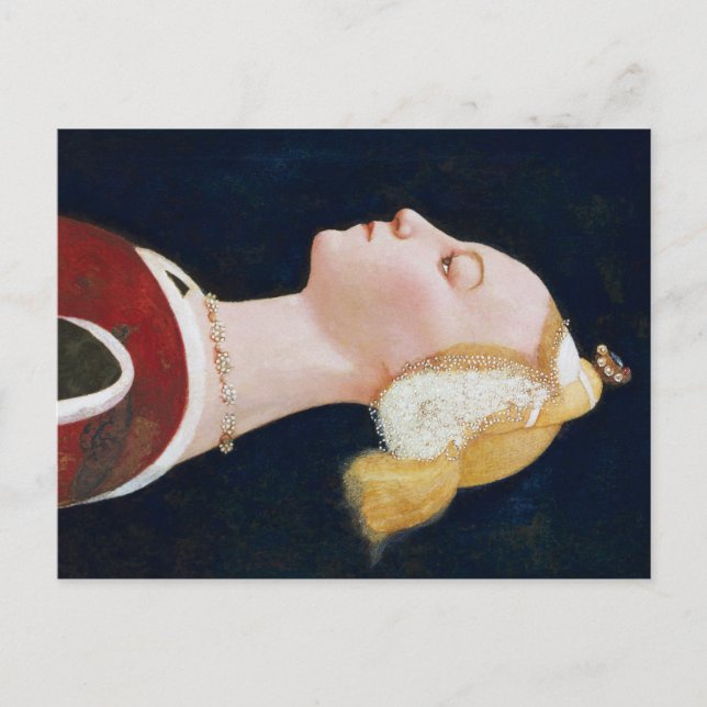 Master of the Castello Nativity Portrait of a Lady Postkarte (Vorderseite)