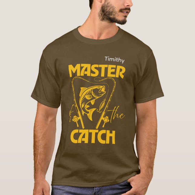 Master Of The Catch Custom SVG Graphic T-Shirt (Vorderseite)